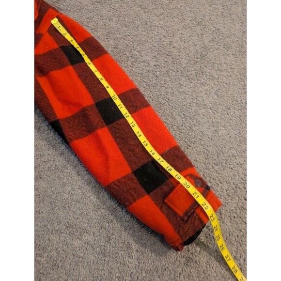 Vintage 1950's Woolrich Mackinaw Red Buffalo Plaid Wool Jacket Men's 42 - Picture 8 of 8